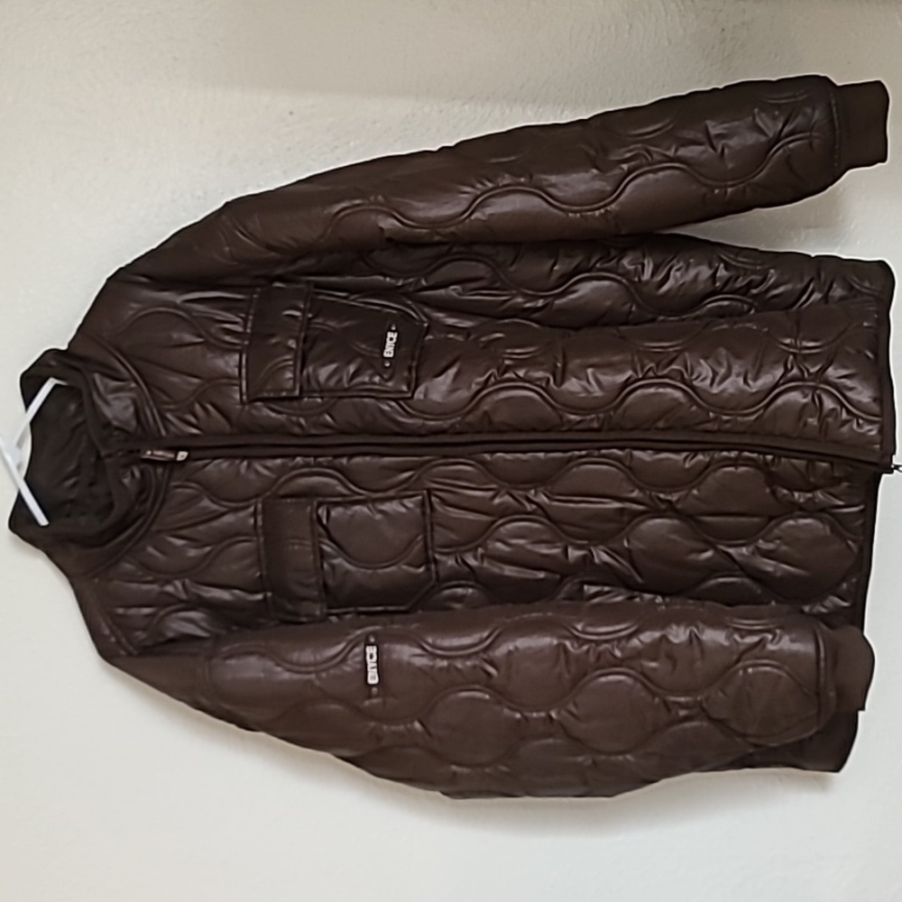 Enyce Mens NYC Bubble Puffer Quilt Winter Coat Brown Vintage RN96312 Size 3XL